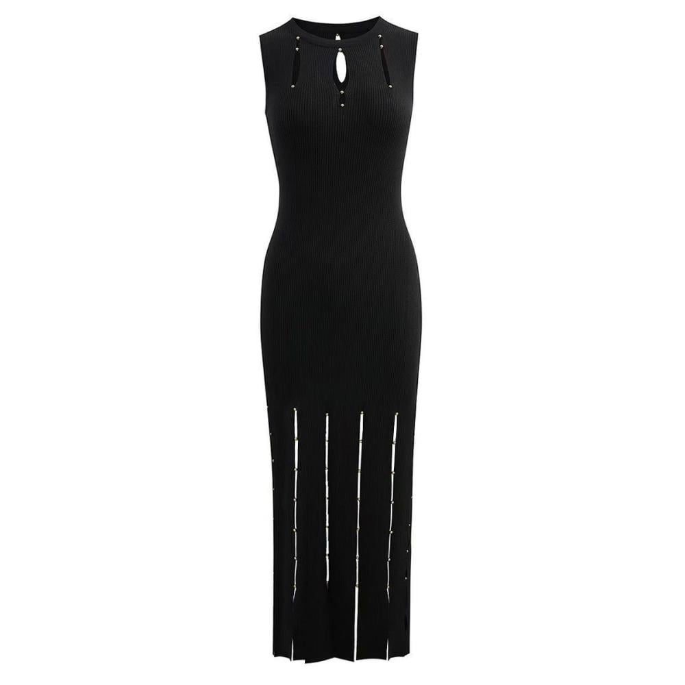 ワンピースその他 FENDI Black viscose sleeveless dress FENDI Fendi Black Viscose Sleeveless Dress Women | luosophy