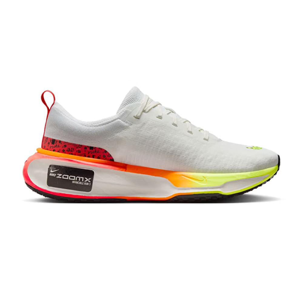 Nike Zoom x Invisible White with Orange and Vivid Yellow - E-SEVEN