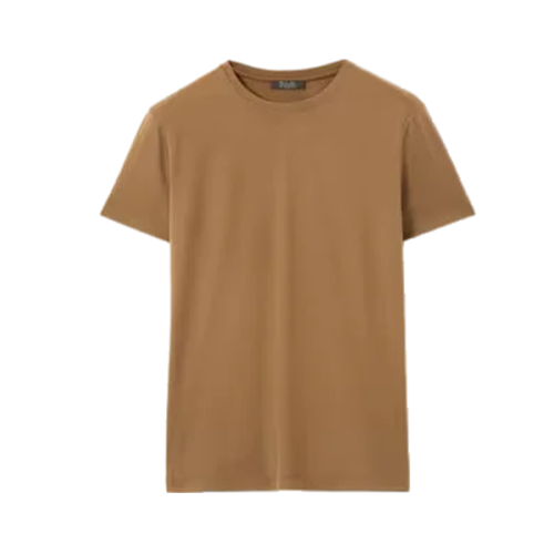 みうみう Loro Piana Fabric Men's Light Brown T-Shirt - E-SEVEN STORE