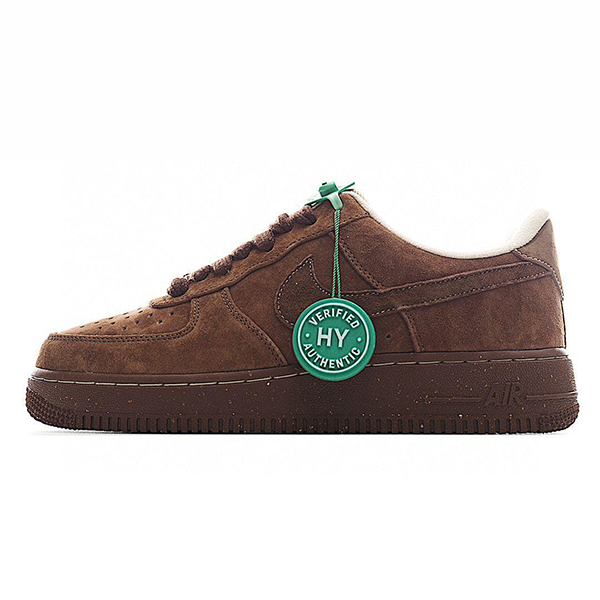 Nike Air Force 1 Men's Suede Brown Shoes