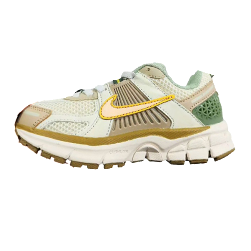 Nike Air Zoom Vomero 5 Kids Shoes, Beige and Green - E-SEVEN STORE