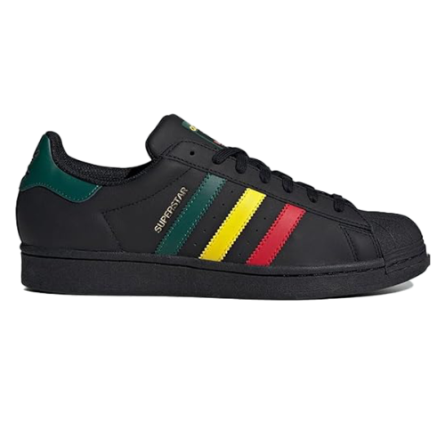 سنيكرز رياضي adidas سوبر ستار للجنسين بلاك خطوط مل...