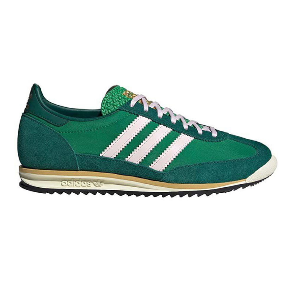 Adidas Originals SL72 Sneakers Green with White Stripes