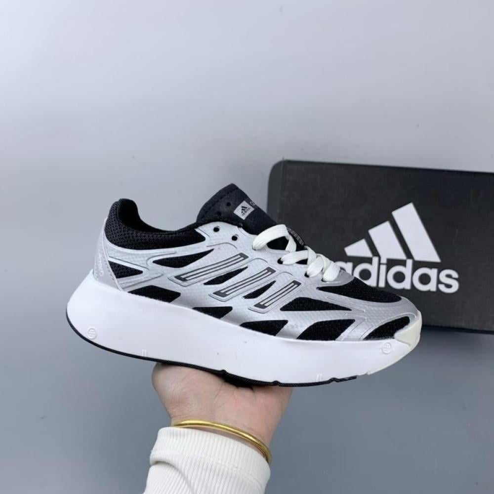 アブラッコ Adidas ZX 1K Boost Men's Shoes Grey Six-Screaming Green-Core