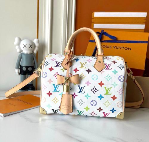 ルイ・ヴィトン Louis Vuitton Speedy White Monogram Colored Belt Bag - E-SEVEN STORE