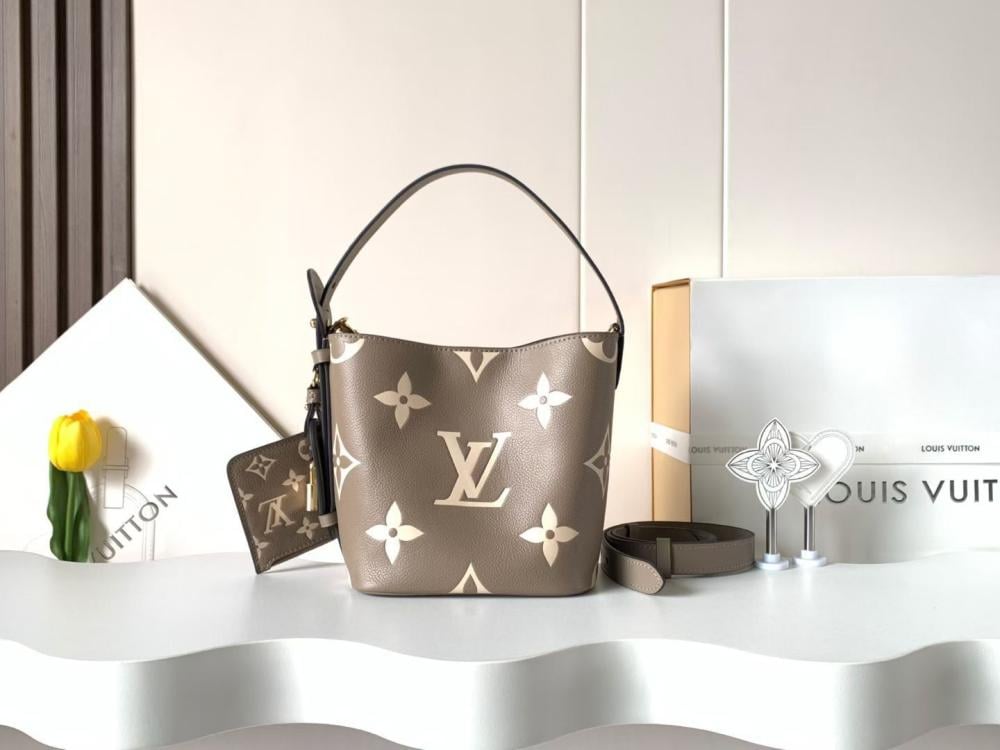 Louis Vuitton All-In BB Monogram Bag, Grey and White - E-SEVEN STORE