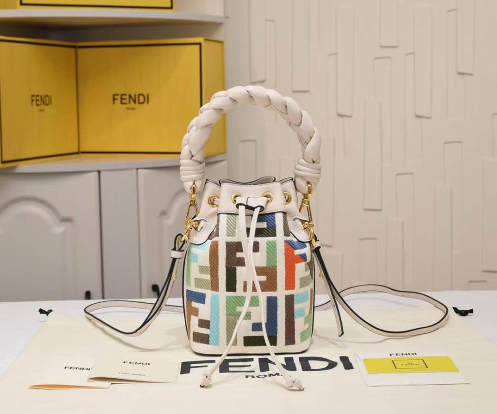 Fendi Terzor Women's Bag Embroidered with the FF Logo in