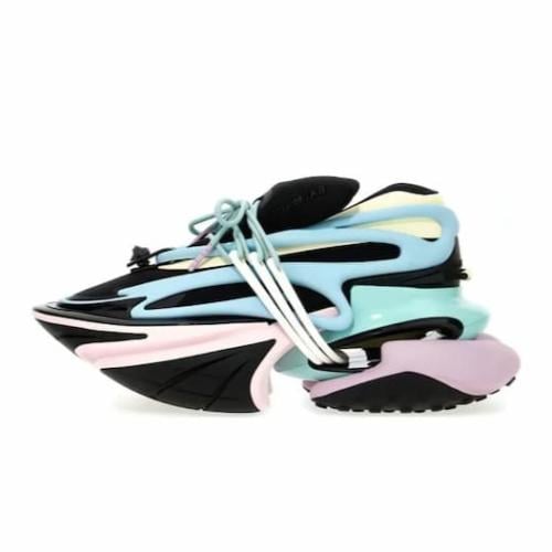 【送料&関税込】Balmain Unicorn Wave Panelled Sneakers Unicorn Wave trainers with 