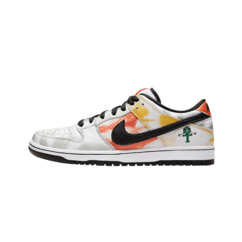 nike sb dunk low raygun tie dye white