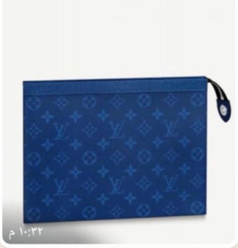 Louis Vuitton Men's Monogram Zip Luxury Bag in Navy - E-SEVEN STORE