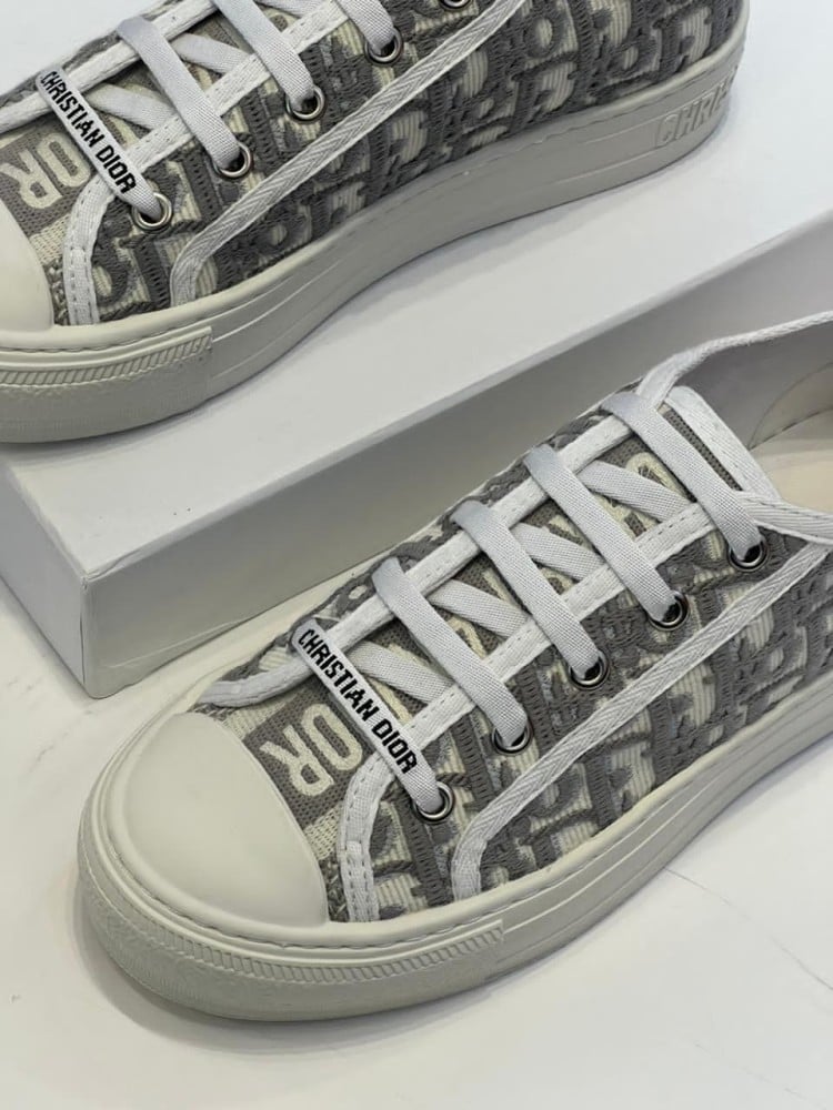 Dior Sneakers Gray Dior B22 Low-tops Sneakers In Gray For Men Lyst