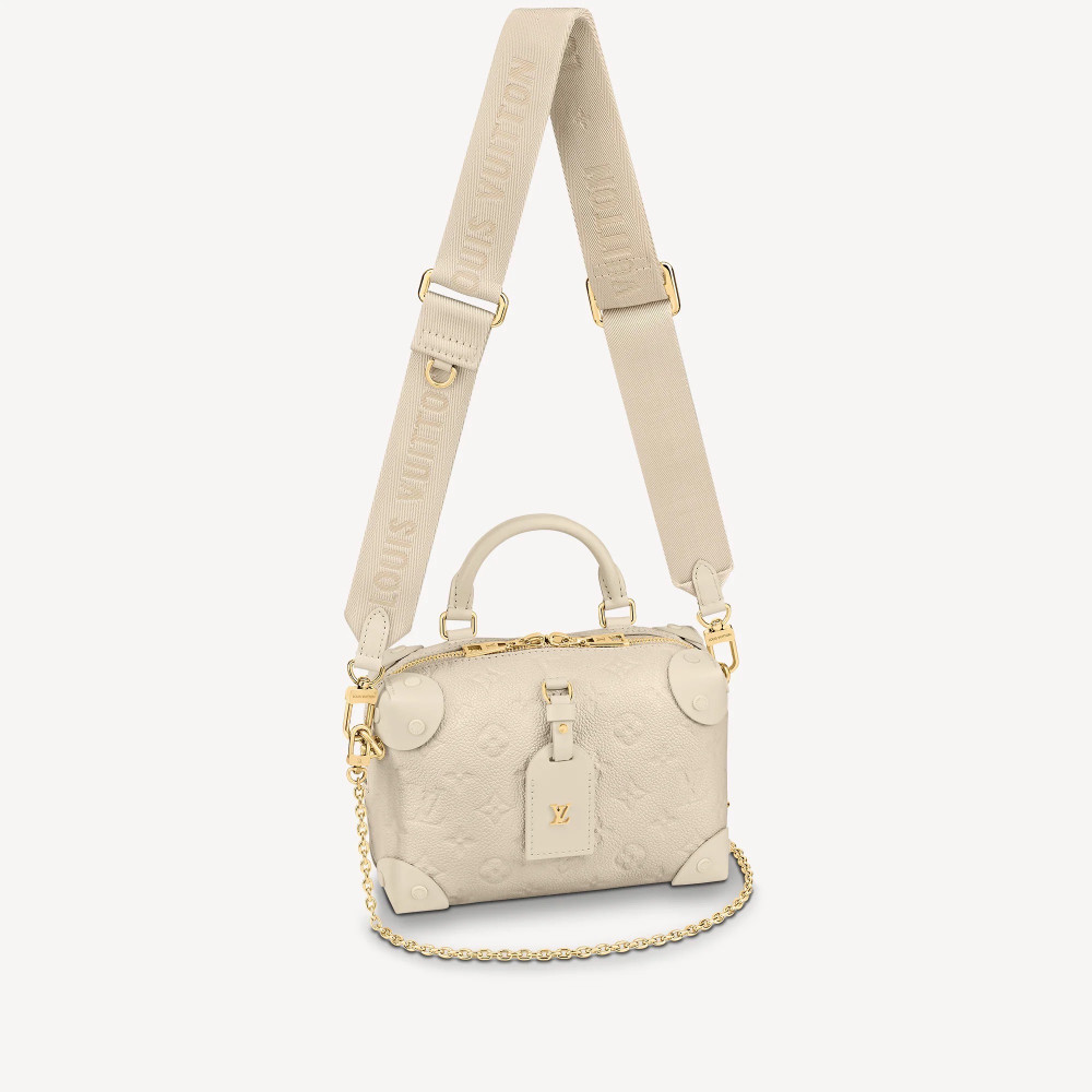 Louis Vuitton LV Petite Malle souple new Leather ref.219220 - Joli Closet