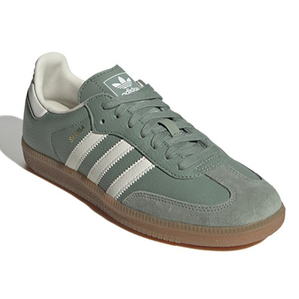 靴 adidas Samba OG Silver Green 23.5 Adidas Samba OG Silver Green Special Sneaker - E-SEVEN STORE