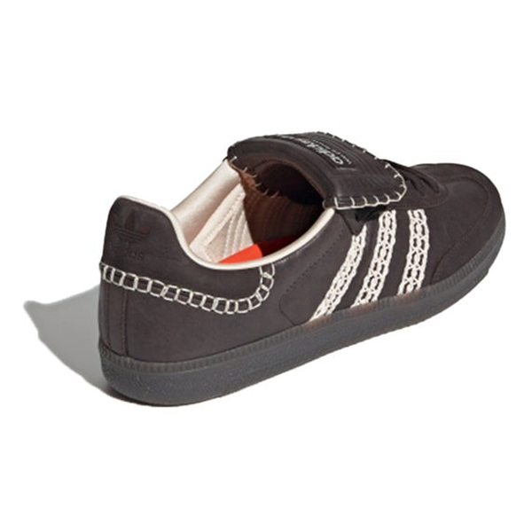 Adidas Samba Wales Bonner Black Shoes with White Side Stripes - E