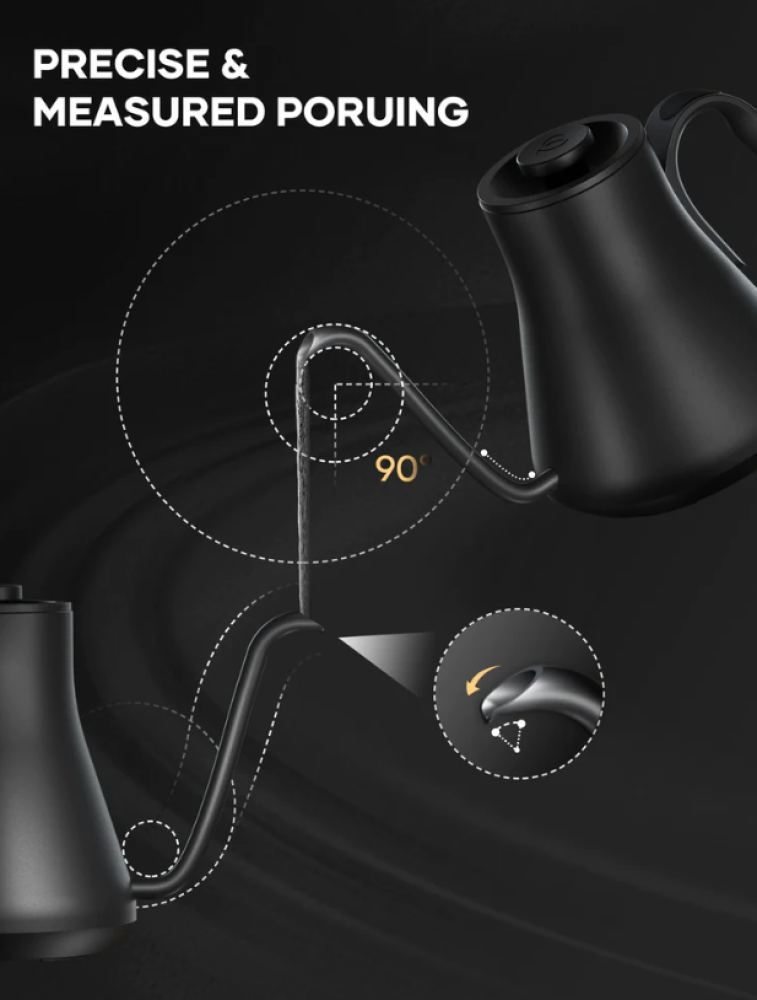 غلاية كوكنير الكهربائية - بي6 & بي9 | Cocinare FLOW B6&B9 Kettle Black 900&600ml