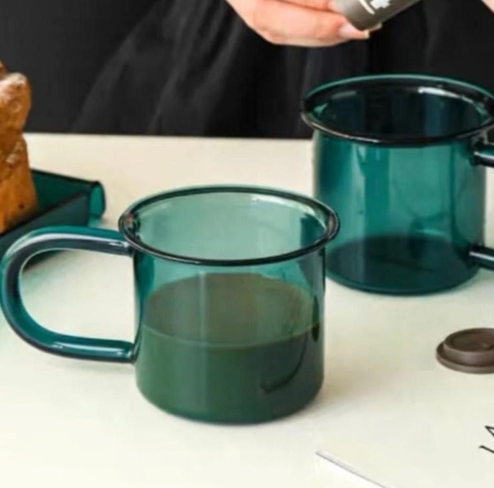 اكواب زجاجية مزدوجة الطبقات - الوان متعددة | Glass CUP اكواب زجاجية مزدوجة الطبقات - الوان متعددة | Glass CUP