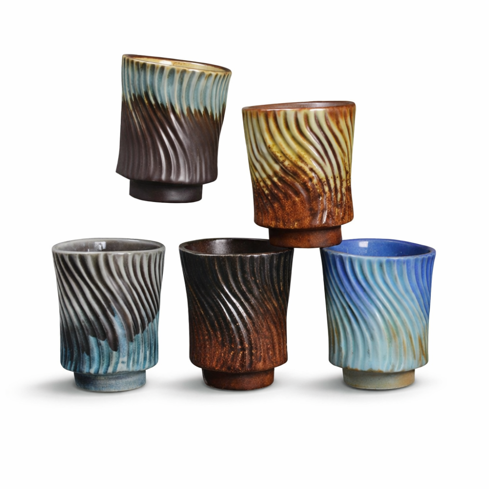 كوب سيراميك موجة الألوان - 150 مل | الوان متعددة