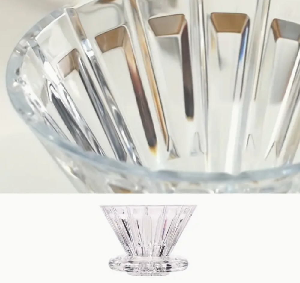 قمع تقطير V60 بقاعدة كروية - مقاس 01 - 02 | Coffee Dripper