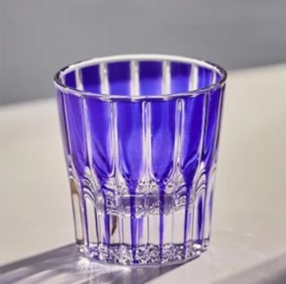 كوب زجاجي كريستال 200 مل - الوان متعددة | Glass CUP