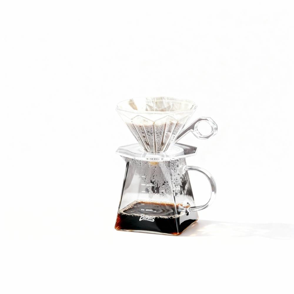 طقم قمع مع سيرفر شفاف V60 Dripper 01 | V60
