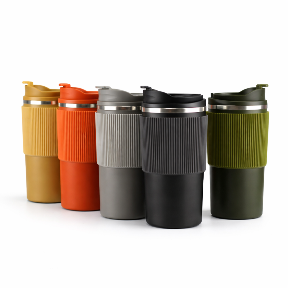 كوب قهوة حافظ للحرارة مع ربل - 12 اونص |  12oz