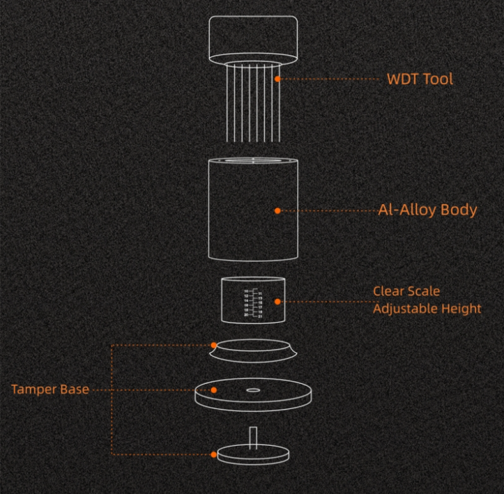 تامبر و مفكك ستيل 2 في 1 - أسود | Tamper 2 In 1