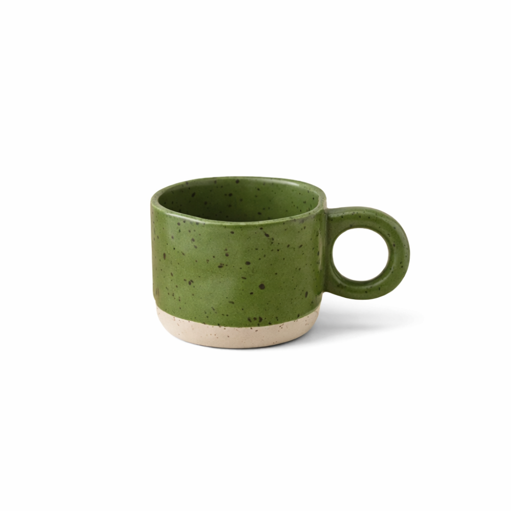 كوب سيراميك منقط مع مسكة | 300 مل