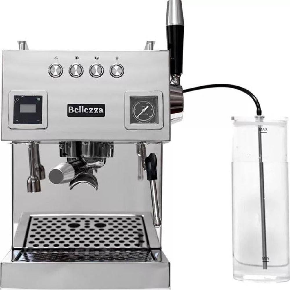 ماكينة قهوة بيليزا بيلونا - اسود و ستيل | Bellezza Coffee Machine - Bellona 60Hz