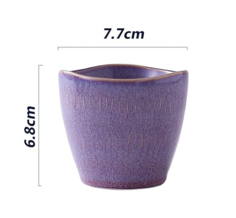 كوب سانسا المائل 170 مل - 4 الوان | CUP CERAMIC