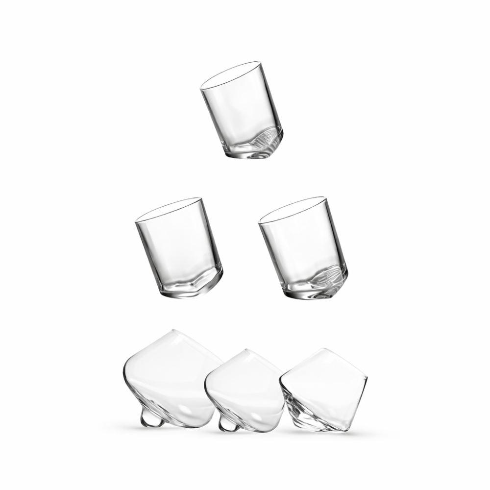 كوب القهوة المنحني زجاجي | Tilted Glass CUP