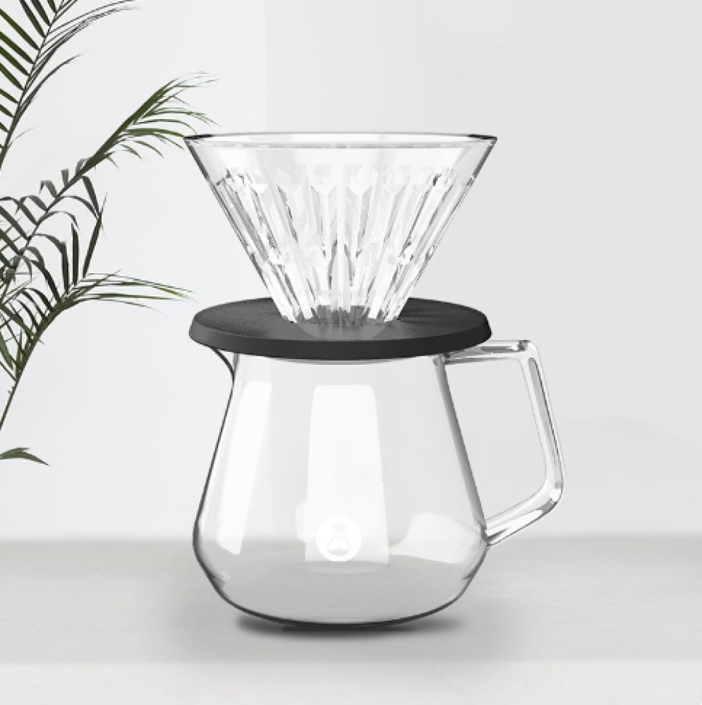 تايمور طقم تحضير القهوة كرستال دريبر زجاجي | Timemore Crystal Eye