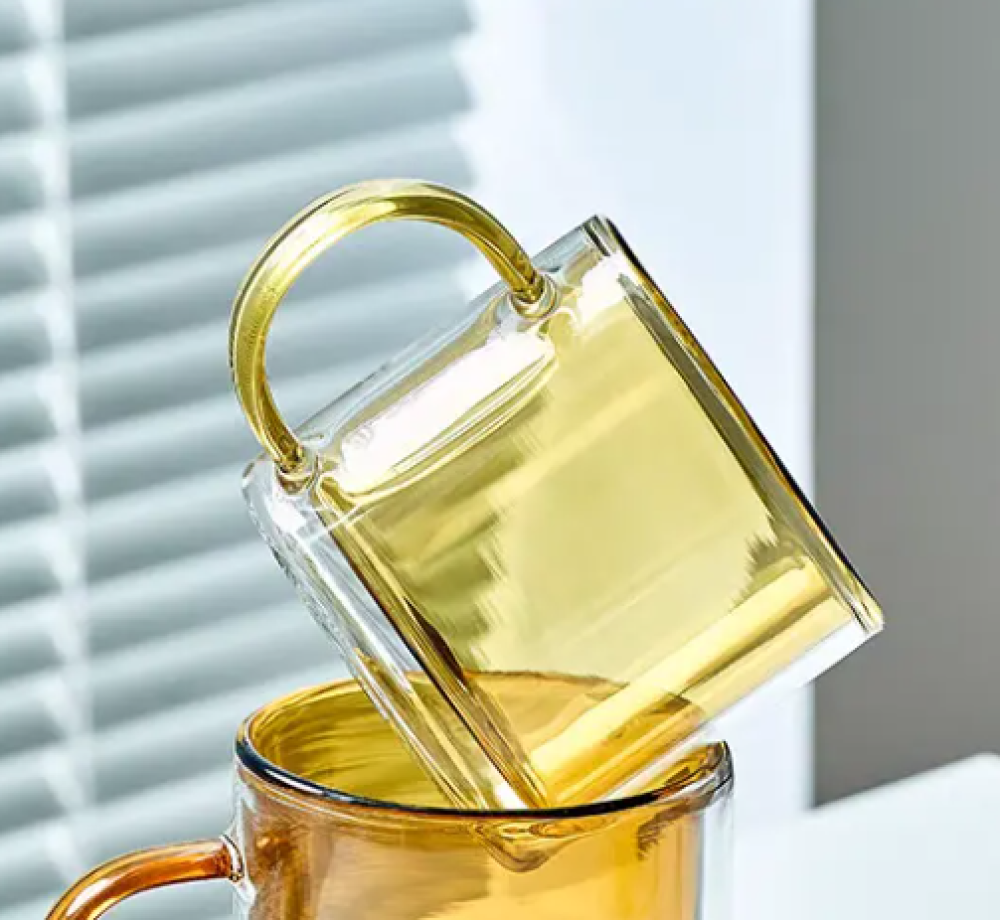 اكواب زجاجية مزدوجة الطبقات - الوان متعددة | Glass CUP اكواب زجاجية مزدوجة الطبقات - الوان متعددة | Glass CUP