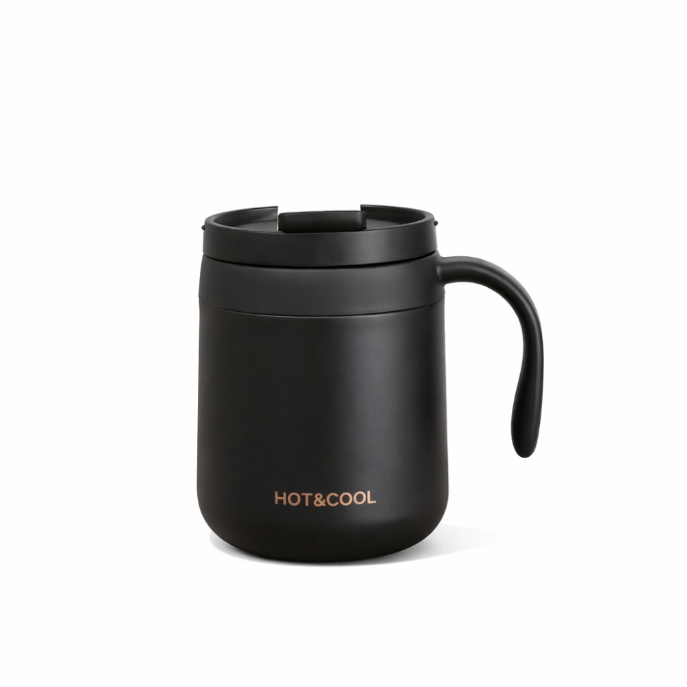 ترمس كوب قهوة مع مسكة - 350 مل | 12oz