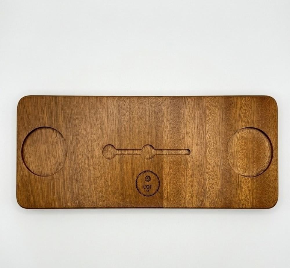 حامل كوب اسبريسو خشبي | Wooden Espresso Cup Holder