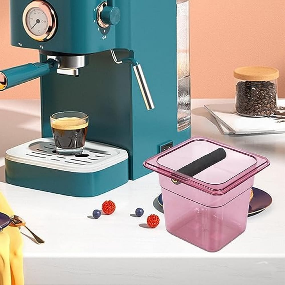 وعاء نوك بوكس تفريغ القهوة - ملون سادة | Knock Box وعاء نوك بوكس تفريغ القهوة - ملون سادة | Knock Box