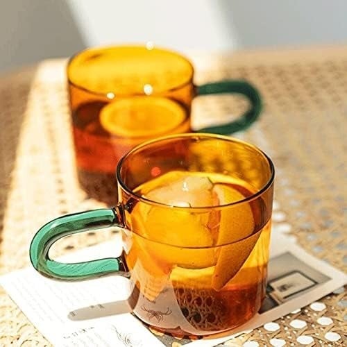 اكواب زجاجية مزدوجة الطبقات - الوان متعددة | Glass CUP اكواب زجاجية مزدوجة الطبقات - الوان متعددة | Glass CUP