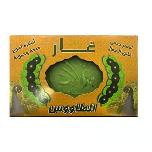 الطاووس صابون غار طبيعي ابو حبل - 160 غ