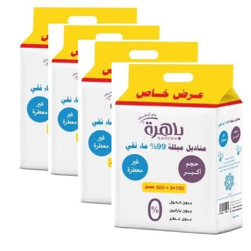 [كرتون] باهرة مناديل مبللة ماء نقي عرض خاص حجم كبي...