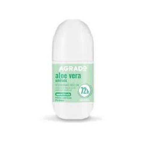 Agrado Roll-On Deodorant with Aloe Vera for Unisex - 50 ml -