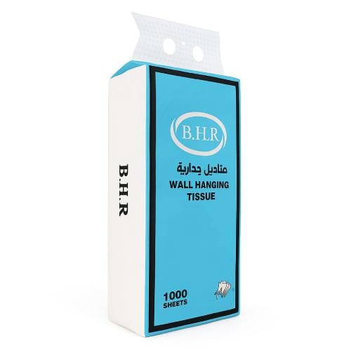 بي اتش ار مناديل وجة جدارية معلقة 1000 منديل مفرد...