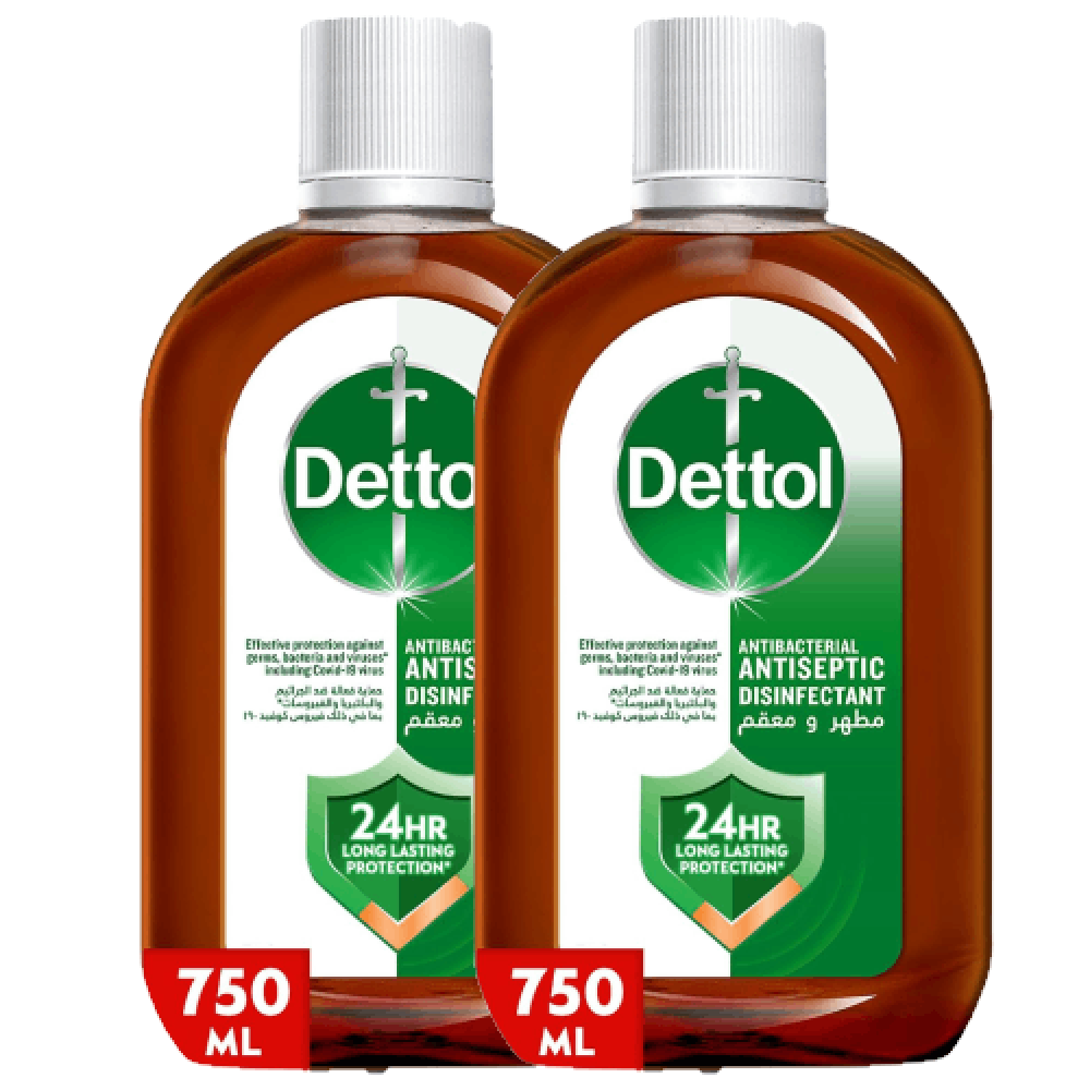 Disinfectant and sterilizer 750 ml 2 pieces from Dettol | Badr