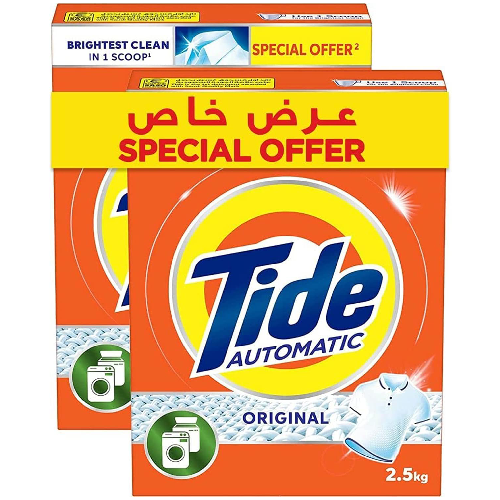 تايد مسحوق غسيل للغسالات الاوتوماتيكية - 2 حبة × 2...