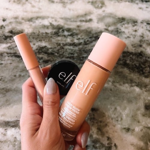 elfbar elfa master akku e.l.f. Halo Glow Makeup Liquid Filter, Tan/Deep Shade 6, 1.06 fl oz main image 0