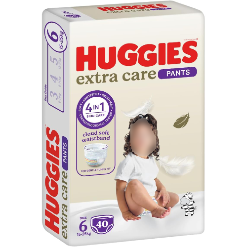 Huggies Complete Care Diapers, Culotte 6, 40 pieces متجر بدر