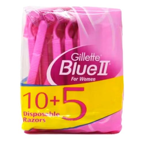 جيليت بلو 2 شفرة حلاقة للنساء - 10+5
