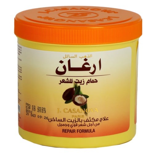 كازانوفا حمام زيت الشعر ارغان - 500 جم