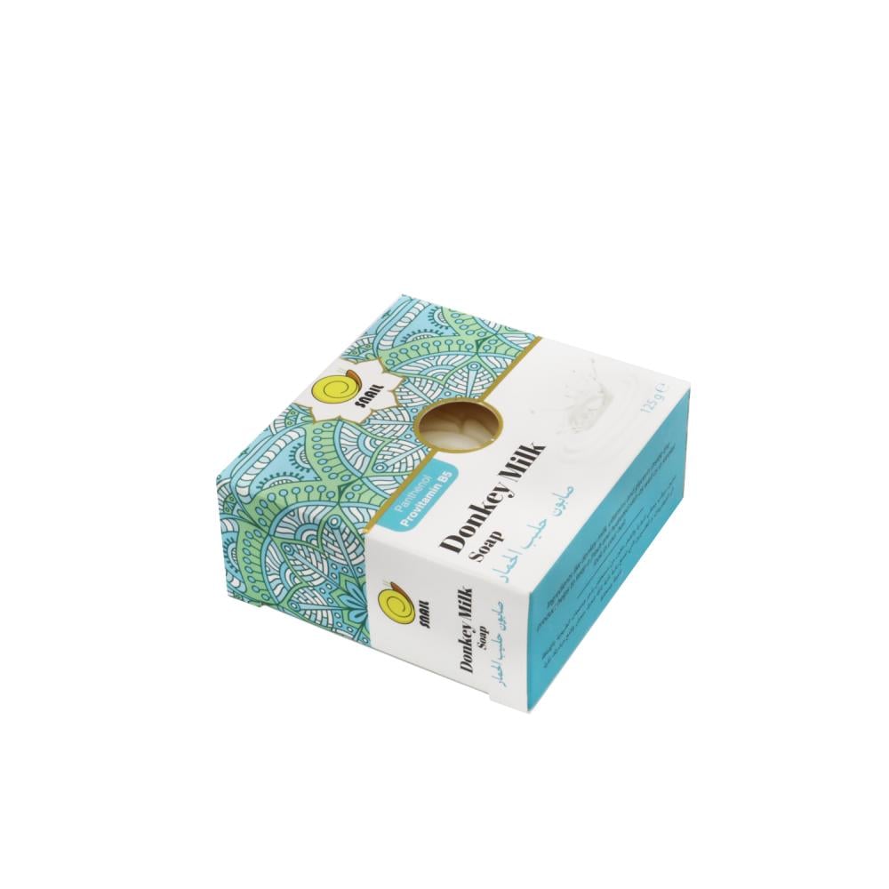 صابون سنايل حليب الحمار 125 جم ترطيب وتنقية للبشرة الطبيعية لمسة ستور