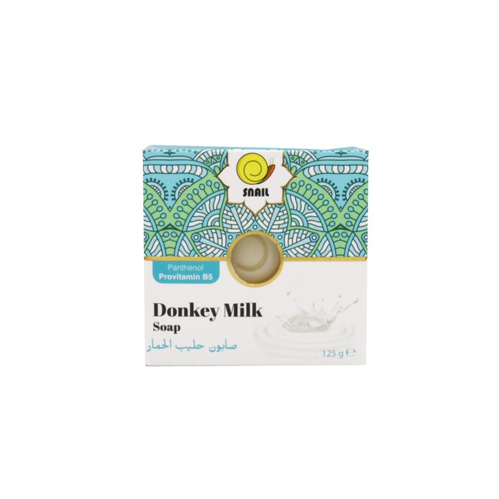 صابون سنايل حليب الحمار 125 جرام ينظف ويرطب البشرة بفعالية متجر لمسة