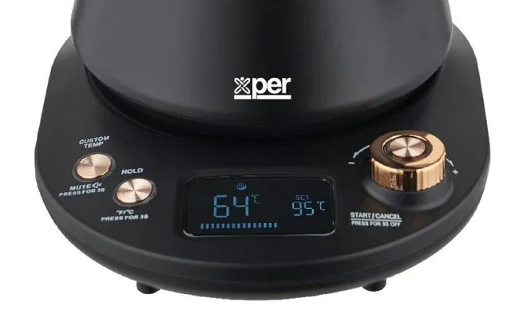 غلاية اكسبير 1100 واط 1لتر استيل شاشة تحكم بالحرارة موديل XPK-STM24 | تكنو بيست (206320149)