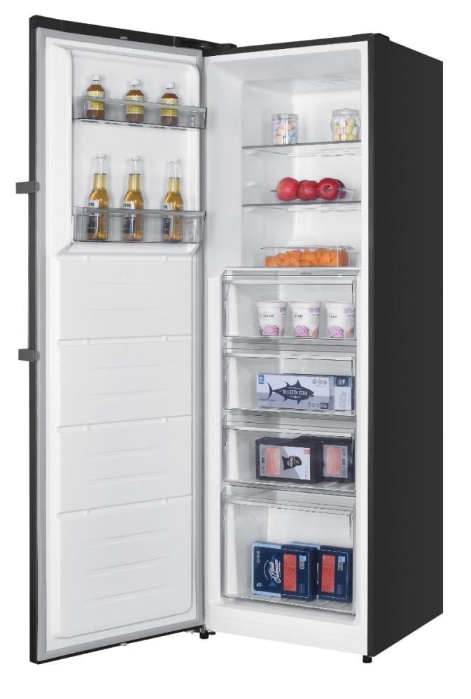 هام فريزر عمودي 9.3 قدم - 262 لتر - نوفروست - شاشة LED - استيل - HM390SFR-O23INV | تكنو بيست (20306019)